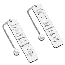 Load image into Gallery viewer, Inspirational Bookmark Gifts for Women Men A Court of Thorns and Roses Merchandise Book Mark for Acotar Fans Book Lovers Readers Birthday Christmas Gifts for Girls Friends Bookish 1 PCS Double-Sided