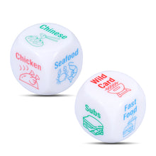 Load image into Gallery viewer, Funny Date Night Gifts Food Decision Decider for Couples Husband Wife Boyfriend Girlfriend Anniversary Valentines Gift Acrylic Food Dice for Her Him Girlfriend Boyfriend Birthday Gift for Wife Husband
