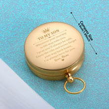 Load image into Gallery viewer, Stocking Stuffers for Teens Boys to My Son Compass Birthday for Teens Boys Son from Mom Mother to Son Gifts Inspirational Birthday Valentines Confirmation Graduation Gifts for Son Him