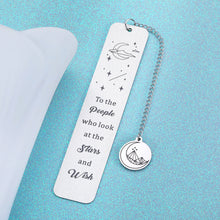Load image into Gallery viewer, Inspirational Bookmark Gifts for Women Men A Court of Thorns and Roses Merchandise Book Mark for Acotar Fans Book Lovers Readers Birthday Christmas Gifts for Girls Friends Bookish 1 PCS Double-Sided