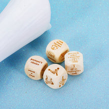 Load image into Gallery viewer, Funny Date Night Gifts for Couples Boyfriend Husband Food Cube Game, Take Out Funny Anniversary Wooden Gifts for Him Her, What to Watch Decision for Movie Dice, Romantic Wood Couple Date Night Ideas