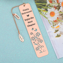 Load image into Gallery viewer, Retirement Gifts for Women Men 2024 Happy Retirement Bookmarks Teacher Retirement Gifts Employee Appreciation Gifts for Coworkers Boss Friends Coworkers Leaving Going Away Gifts for Retired Colleagues