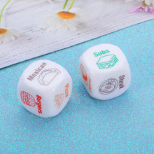 Load image into Gallery viewer, Funny Date Night Gifts Food Decision Decider for Couples Husband Wife Boyfriend Girlfriend Anniversary Valentines Gift Acrylic Food Dice for Her Him Girlfriend Boyfriend Birthday Gift for Wife Husband