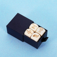 Load image into Gallery viewer, Funny Date Night Gifts for Couples Boyfriend Husband Food Cube Game, Take Out Funny Anniversary Wooden Gifts for Him Her, What to Watch Decision for Movie Dice, Romantic Wood Couple Date Night Ideas