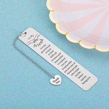 Load image into Gallery viewer, Friendship Gifts for Women Friends Bookmark Gifts for Best Friend BFF Besties Gifts for Women Sentimental Gifts for Friends Graduation Birthday Long Distance Friendship Gifts for Female Friend Ideas