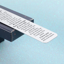 Load image into Gallery viewer, Inspirational Gifts Bookmark for Daughter Girls Bonus Daughter from Mom Srocking Stuffers for Teens Girls Kids Christmas Valentines Birthday Gifts for Girls Her Daughter Women Graduation Wedding Gifts