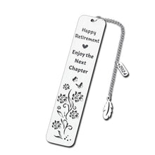 Load image into Gallery viewer, Retirement Gifts for Women Men 2024 Best Retirement Gifts for Mom Grandmom Friends Teacher Retirement Gifts for Women Men Happy Retirement Enjoy the Next Chapter Bookmark Christams Gifts for Women Men