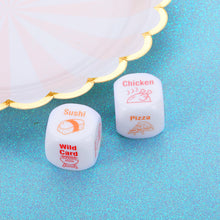Load image into Gallery viewer, Funny Date Night Gifts Food Decision Decider for Couples Husband Wife Boyfriend Girlfriend Anniversary Valentines Gift Acrylic Food Dice for Her Him Girlfriend Boyfriend Birthday Gift for Wife Husband