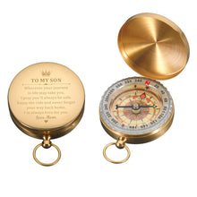 Load image into Gallery viewer, Stocking Stuffers for Teens Boys to My Son Compass Birthday for Teens Boys Son from Mom Mother to Son Gifts Inspirational Birthday Valentines Confirmation Graduation Gifts for Son Him