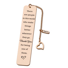 Load image into Gallery viewer, Appreciation Bookmark Gifts for Boss Lady Friends Work Besties Coworker Leaving Going Away Gifts for Women Mom Friendship Gifts for Women Friends Birthday Christmas Gifts for Friends Grandmom Female