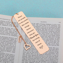 Load image into Gallery viewer, Appreciation Bookmark Gifts for Boss Lady Friends Work Besties Coworker Leaving Going Away Gifts for Women Mom Friendship Gifts for Women Friends Birthday Christmas Gifts for Friends Grandmom Female