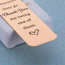 Load image into Gallery viewer, Appreciation Bookmark Gifts for Boss Lady Friends Work Besties Coworker Leaving Going Away Gifts for Women Mom Friendship Gifts for Women Friends Birthday Christmas Gifts for Friends Grandmom Female