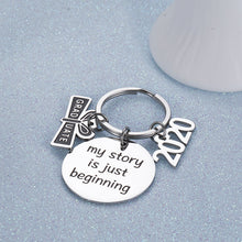 Load image into Gallery viewer, Graduation Keychain Gifts for Class 2021 Her Him Inspirational for Masters Nurses Students From College Medical High School Graduation for Women Men Daughter Son Boys Girls from Dad Mom