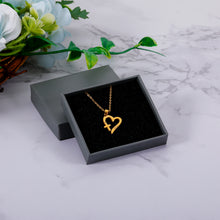 Load image into Gallery viewer, NUBARKO Gold Initial Necklaces for Women Gold Filled Double Side Engraved Hammered Gold Coin Necklaces for Women Mom Daughter Initial Necklace Layered Initial Necklaces for Teen Girl Jewelry