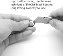 Load image into Gallery viewer, NUBARKO Titanium Split Key Ring for Connecting Necklaces, Tags, Keys, Earrings, Jewelry and Small Pendants (Pack of 1000, 0.55inch/ 14mm)