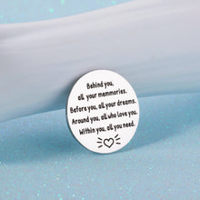 Load image into Gallery viewer, Pocket Hug Token for Son Daughter from Mom Dad Inspirational Gifts for Him Her Best Friend Teen Boy Girl Double-Sided Class of 2022 Graduation Birthday Christmas Gift Women Men