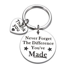 Load image into Gallery viewer, NUBARKO Coworker Leaving Gift Retirement Keychain for Women Men Colleague Boss Teacher Coach Retirement Appreciation Gifts for Mentor Leader Best Friend Birthday Christmas Going Away Keyring