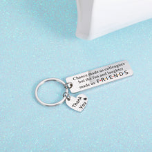 Load image into Gallery viewer, Coworker Leaving Gift Appreciation Gift for Colleague Teacher Coach Thank You Gift Going Away Gift Boss Birthday Retirement Keychain Never Forget The Difference You've Made Mentor Leader Farewell Gift