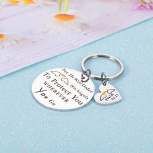 Load image into Gallery viewer, Inspirational Bible Verse Keychain Religious Faith Christian Gifts for Women Men Blessing Prayer Gods Grace Keyring Christmas Thanksgiving Birthday Gifts for Him Her Girls Boys Psalms 91:11 Scripture