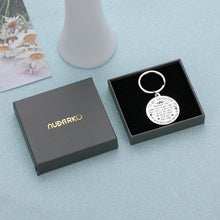 Load image into Gallery viewer, to My Daughter Keychain Gift from Mom Dad Sweet Birthday Wedding Gift for Teen Girls Inspirational Graduation Christmas Gift for Her Women Step Daughter Mothers Day
