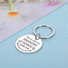Load image into Gallery viewer, Coach Thank You Gift Keychain Baseball Softball Football Team Appreciation Gift for Women Men Basketball Soccer Volleyball Hockey Coach Teacher Retirement Gift Birthday Christmas Thanksgiving Present