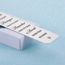 Load image into Gallery viewer, Inspirational Christmas Gifts for Women Men Bookmark for Book Lovers with Tassel Birthday Valentine's Day Gifts to Son Daughter from Mom Dad 2022 Graduation Gift for Her Him Teen Boy Girl