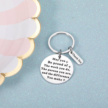 Load image into Gallery viewer, Coworker Appreciation Gift Keychain for Women Men Colleague Boss Teacher Coach Retirement Gifts for Mentor Leader Nurse Doctor Employee Leaving Gift Birthday Christmas Going Away Keyring for Her Him