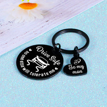 Load image into Gallery viewer, Christmas Gifts for Boyfriend from Girlfriend Drive Safe Gifts for Boyfriend My Men Xmas Husband Stocking Stuffers for Lover Couple Husband Anniversary Wedding Engagement Gifts for Husband from Wife