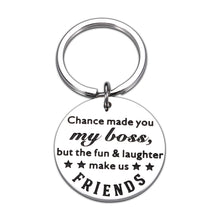 Load image into Gallery viewer, Boss Appreciation Gift Leader Retirement Birthday Keychain Gift for Mentor Manager Thank You Gifts Colleague Leaving Going Away Farewell Present Christmas Keyring Gift for Women Men Him Her