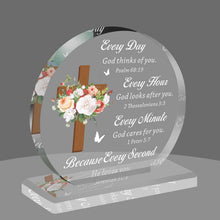 Load image into Gallery viewer, Acrylic Christmas Gifts for Daughter Son Women Men Inspirational Christian Gift with Bible Verse and Prayers Religious Gift Scripture Gift for Goddaughter Godson Friends Mom Dad Religious Paperweight