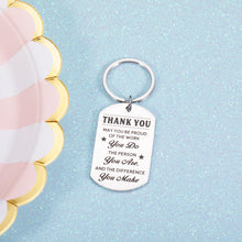 Load image into Gallery viewer, Coworker Leaving Gift Keychain for Women Men Colleague Boss Teacher Coach Appreciation Retirement Gifts for Mentor Leader Nurse Doctor Employee Gift Birthday Christmas Going Away Keyring for Her Him