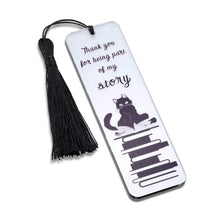 Load image into Gallery viewer, Christmas Gifts for Daughter Granddaughter Cat Lover Book Markers for Daughter Women Inspirational Birthday Gifts for Students Teachers Son School Home Office Supplies Cat Lover Girl Boy Friends Gift