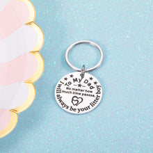 Load image into Gallery viewer, Dad Birthday Gift from Son Fathers Day Keychain Gift for Daddy Father Stepdad new dad Wedding Anniversary Present for Men Him Old Man PaPa Christmas Valentines Day Retirement Appreciation Gift