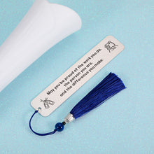 Load image into Gallery viewer, Inspirational Gift Bookmark for Women Men Appreciation Retirement Gifts for Teachers Coworkers Boss Friends Birthday Thank You Present to Son Daughter from Dad Mom Keyring Jewelry for Her Him