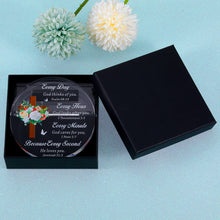 Load image into Gallery viewer, Acrylic Christmas Gifts for Daughter Son Women Men Inspirational Christian Gift with Bible Verse and Prayers Religious Gift Scripture Gift for Goddaughter Godson Friends Mom Dad Religious Paperweight