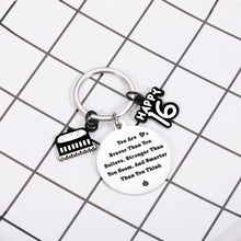 Load image into Gallery viewer, Sweet 16th Birthday Gifts for Son Daughter from Dad Mom Happy Birthday Keychain Teen Girls Boys Gift for Him Her Idea Inspirational Gifts for Grandson Granddaughter