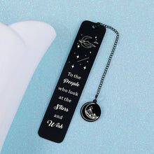 Load image into Gallery viewer, Inspirational Bookmark Gift for Women Men A Court of Thorns and Roses Merchandise Book Mark for Acotar Fans Book Lovers Reader Birthday Christmas Nice Gift for Female Male Friends 1 PCS Double-Sided