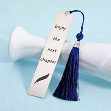 Load image into Gallery viewer, Inspirational Bookmark with Tassel 2021 Graduation Gifts for Him Her Daughter Son Boys Girls Birthday Christmas Gifts for Women Men High School Students Teacher Book Lover Bookworm Reader from Dad Mom