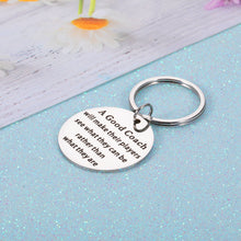 Load image into Gallery viewer, Coach Thank You Gifts Keychain for Men Women Football Soccer Basketball Coach Appreciation Retirement Gift for Teacher Him Her