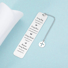Load image into Gallery viewer, Stocking Stuffers for Teens Girls Inspirational Gifts for Women Men Christmas Gifts for Son Daughter Girlfriend First Communion Christening Bookmark Gifts for Goddaughter Godson Gift for Friends Her