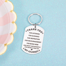 Load image into Gallery viewer, Boss Appreciation Keychain Gifts for Mentor Leader Supervisor Retirement Farewell Goodbye Going Away Gifts for Coworker Colleague Thank You Retirement Leaving Gifts for Teacher Coach Women Men