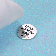 Load image into Gallery viewer, Pocket Hug Token for Son Daughter from Mom Dad Birthday Get Well Soon Gifts for Women Men Social Distancing Love Gift Miss You Note Double-Sided Inspirational Gifts for Him Her Valentine's Day Gift