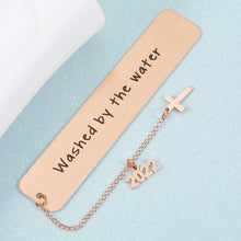Load image into Gallery viewer, Baptism Gifts for Girls Boys Bookmark Gift for First Communion Christening Gifts for Goddaughter Godson Godchild Baby Kids Adult Baptism Gifts for Women Men Friends Catholic Religious Gift for Him Her