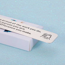 Load image into Gallery viewer, Inspirational Gift Bookmark for Women Men Appreciation Retirement Gifts for Teachers Coworkers Boss Friends Birthday Thank You Present to Son Daughter from Dad Mom Keyring Jewelry for Her Him