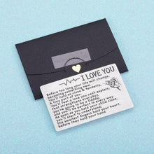 Load image into Gallery viewer, Engraved Wallet Card for New Dad Daddy to Be Pregnancy Baby Announcement Gifts for Him New Father Mother Soon to Be Daddy Gifts for Men First Time Dads Moms Gifts from New Mommy Birthday Christmas