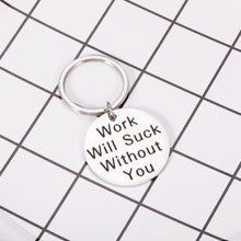 Load image into Gallery viewer, Coworkers Leaving Gift for Women Men Boss Colleagues Appreciation Thank You Retirement Goodbye Keychain Gift for Friends Going Away Farewell Boss Day Present for Boss Lady Birthday Christmas Gift