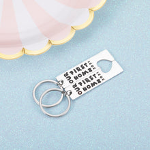 Load image into Gallery viewer, Housewarming Keychain Gift New House New Home Keychain for Couple Friend Family 2021 First Home Gifts for New Homeowner Women Men Moving Home Gift Keyring Jewelry 2 PCS