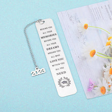 Load image into Gallery viewer, Inspirational Christmas Gifts for Daughter Son from Mom Dad Stocking Stuffers for Boys Girls Teens Middle High School College Students Class of 2023 Senior Grad PHD Master Bookmark Gifts for Men Women