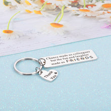 Load image into Gallery viewer, Coworker Leaving Gift Appreciation Gift for Colleague Teacher Coach Thank You Gift Going Away Gift Boss Birthday Retirement Keychain Never Forget The Difference You've Made Mentor Leader Farewell Gift