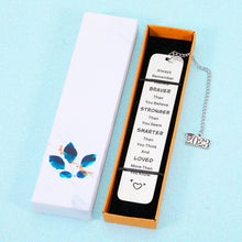 Load image into Gallery viewer, Stocking Stuffers for Teens Girls Inspirational Gifts for Women Men Christmas Gifts for Son Daughter Girlfriend First Communion Christening Bookmark Gifts for Goddaughter Godson Gift for Friends Her